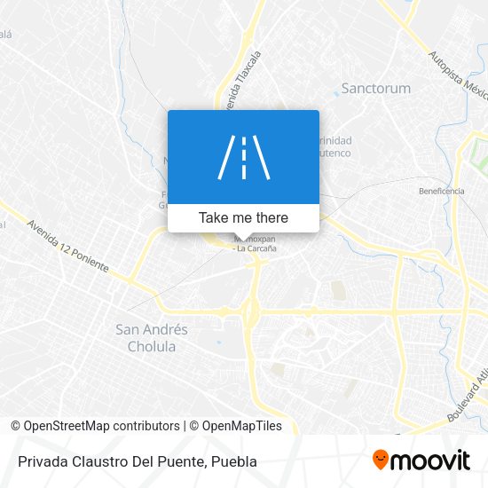 Privada Claustro Del Puente map