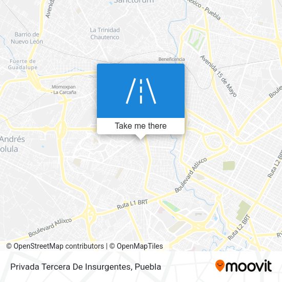 Privada Tercera De Insurgentes map