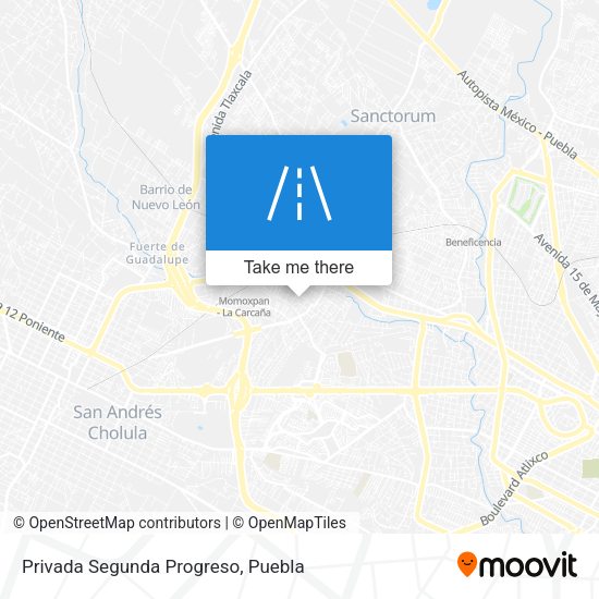 Mapa de Privada Segunda Progreso