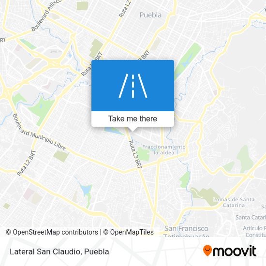 Mapa de Lateral San Claudio