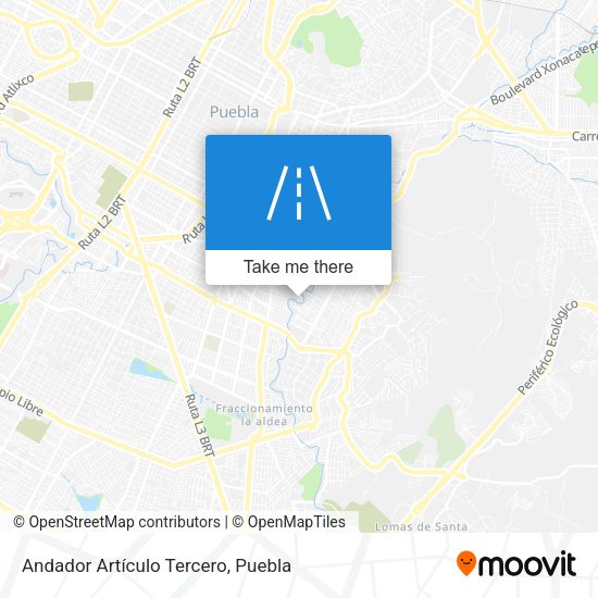 Andador Artículo Tercero map