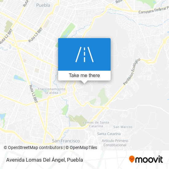 Mapa de Avenida Lomas Del Ángel