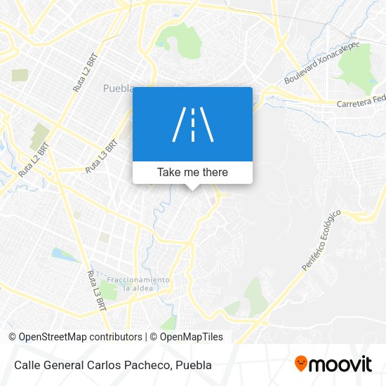 Mapa de Calle General Carlos Pacheco