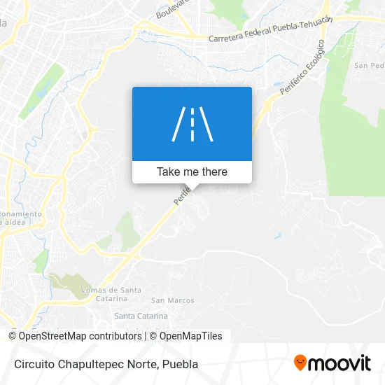 Circuito Chapultepec Norte map