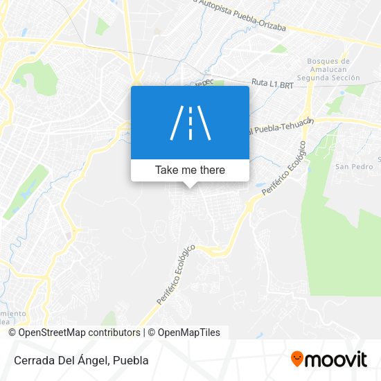 Mapa de Cerrada Del Ángel