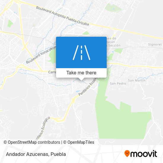 Mapa de Andador Azucenas