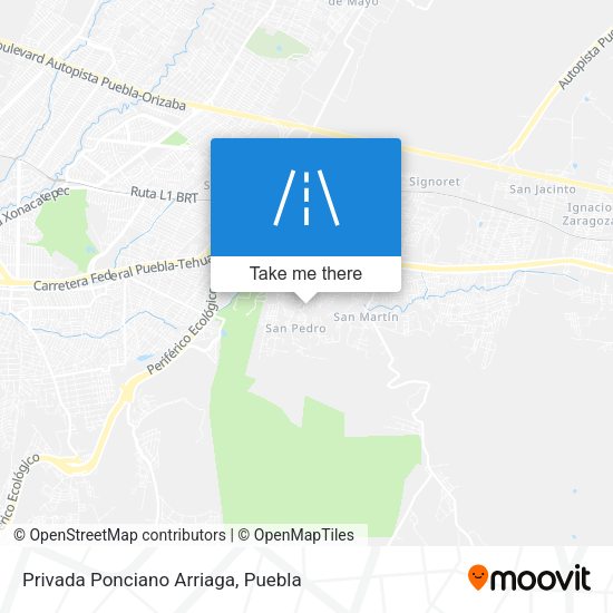 Privada Ponciano Arriaga map