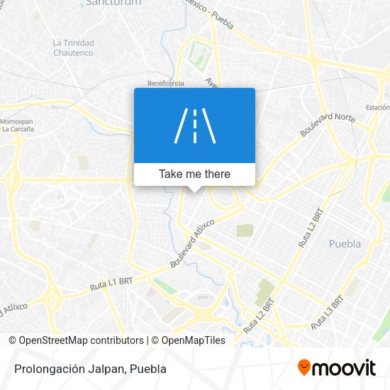 Prolongación Jalpan map