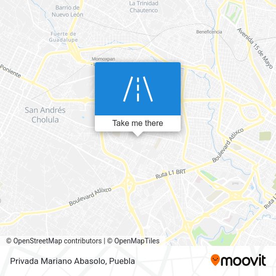 Mapa de Privada Mariano Abasolo