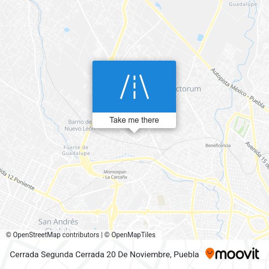 Cerrada Segunda Cerrada 20 De Noviembre map