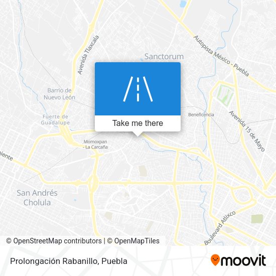 Prolongación Rabanillo map