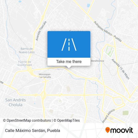 Calle Máximo Serdán map