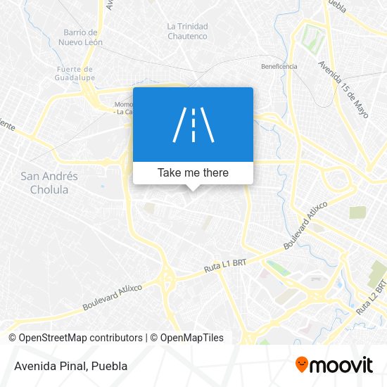 Mapa de Avenida Pinal