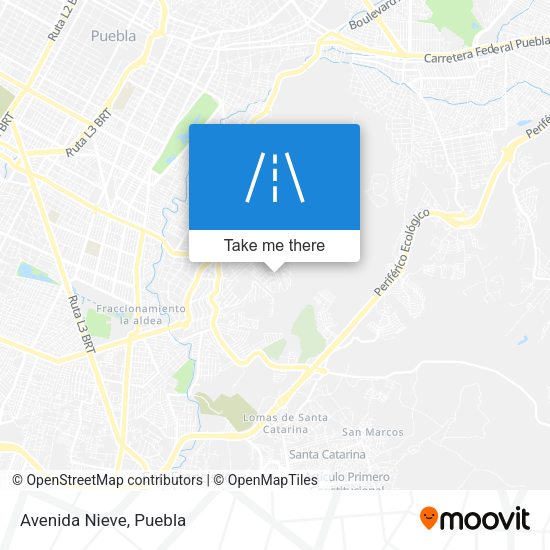 Avenida Nieve map