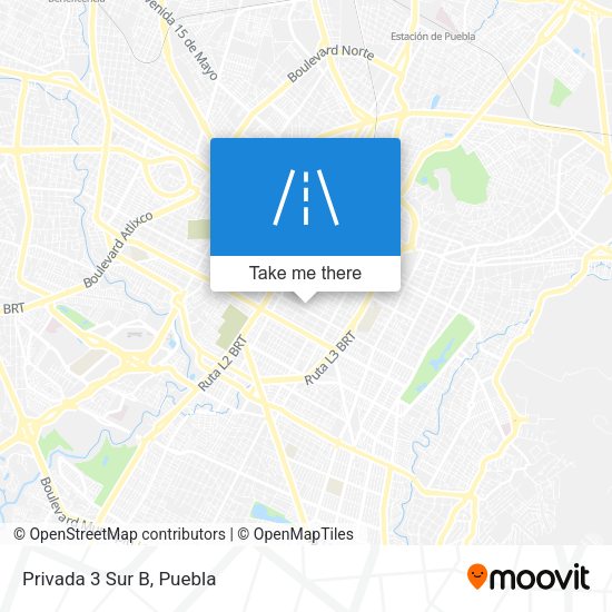 Mapa de Privada 3 Sur B