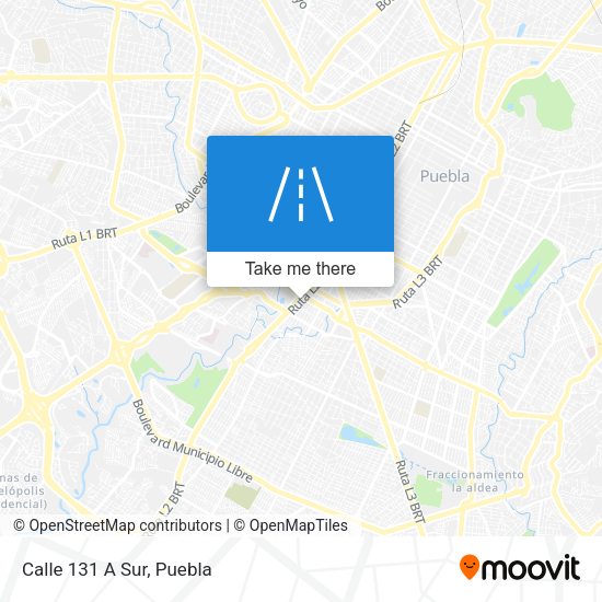 Mapa de Calle 131 A Sur