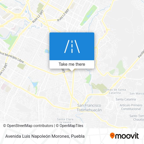 Mapa de Avenida Luis Napoleón Morones