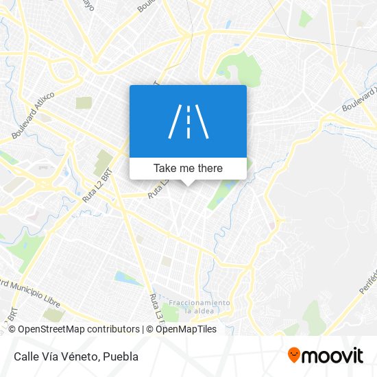 Mapa de Calle Vía Véneto