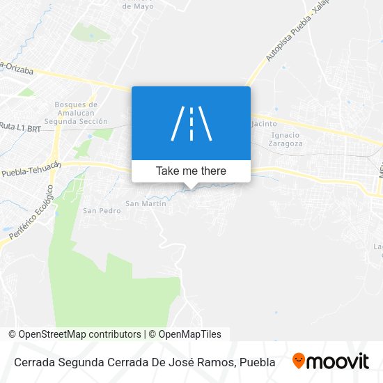 Mapa de Cerrada Segunda Cerrada De José Ramos