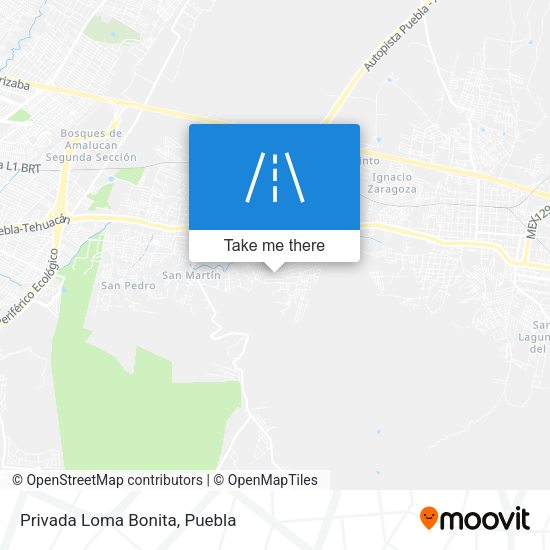 Mapa de Privada Loma Bonita