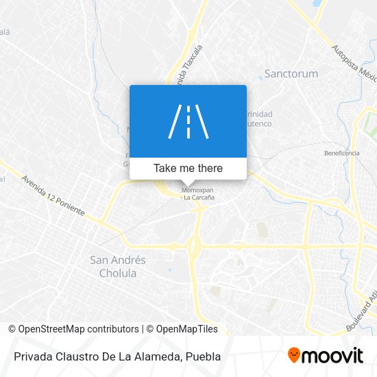 Privada Claustro De La Alameda map