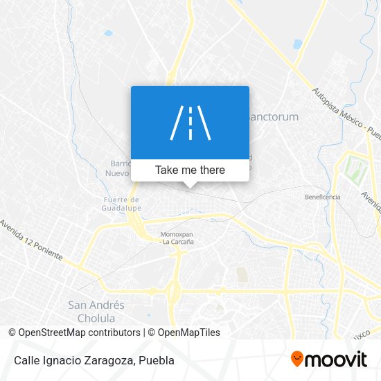 Calle Ignacio Zaragoza map