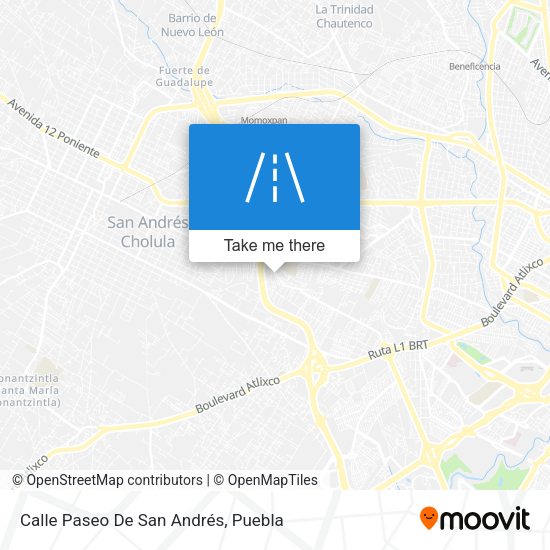 Calle Paseo De San Andrés map