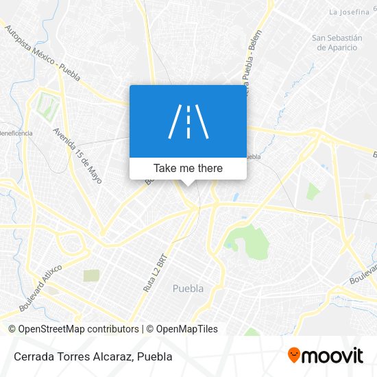 Cerrada Torres Alcaraz map