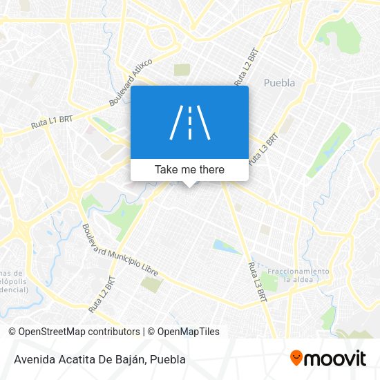 Avenida Acatita De Baján map