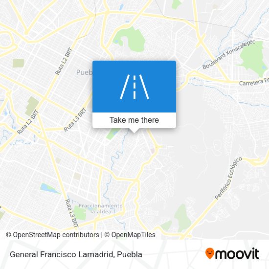 General Francisco Lamadrid map