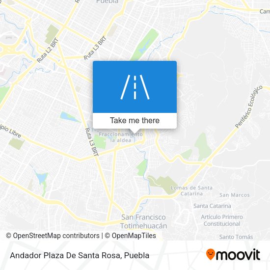 Andador Plaza De Santa Rosa map