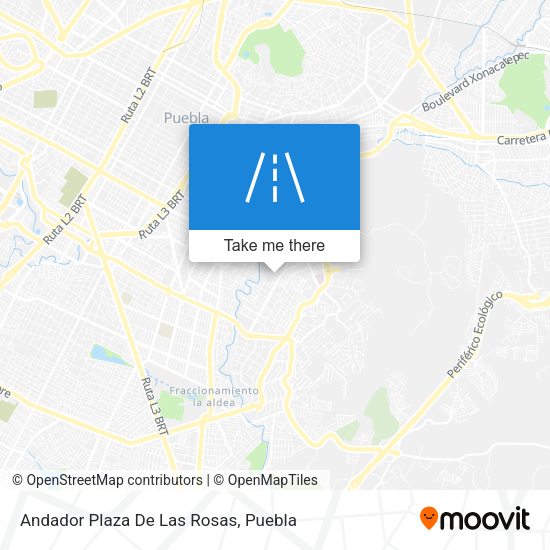 Andador Plaza De Las Rosas map