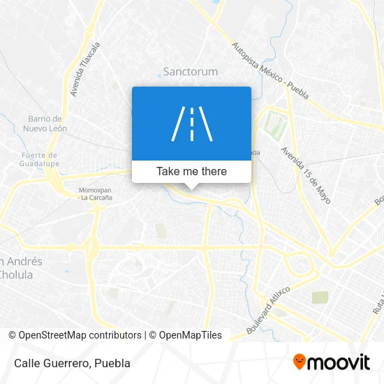 Calle Guerrero map