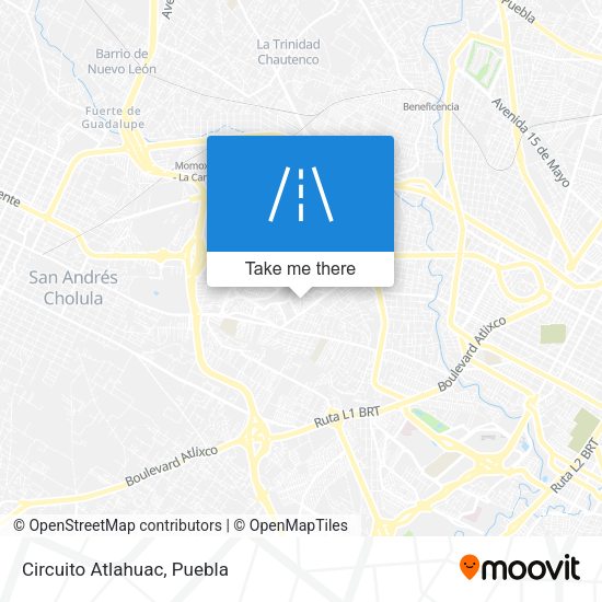 Mapa de Circuito Atlahuac