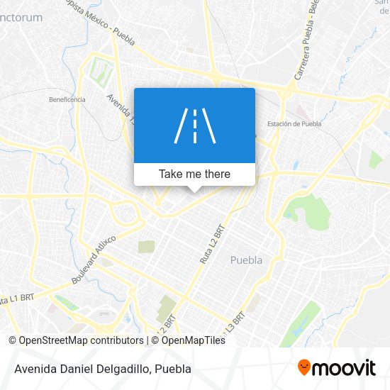 Mapa de Avenida Daniel Delgadillo