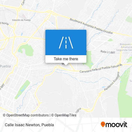 Mapa de Calle Isaac Newton