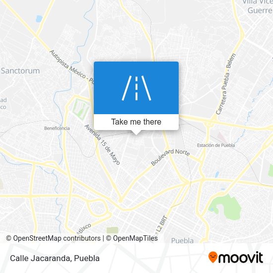 Mapa de Calle Jacaranda