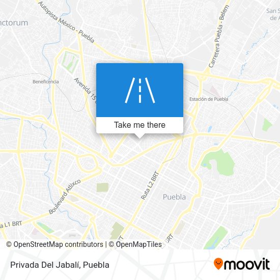 Mapa de Privada Del Jabalí