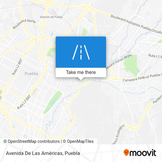 Mapa de Avenida De Las Américas