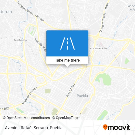 Avenida Rafaél Serrano map