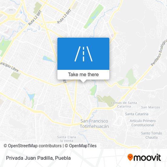 Mapa de Privada Juan Padilla