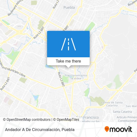 Andador A De Circunvalación map
