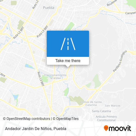 Mapa de Andador Jardín De Niños