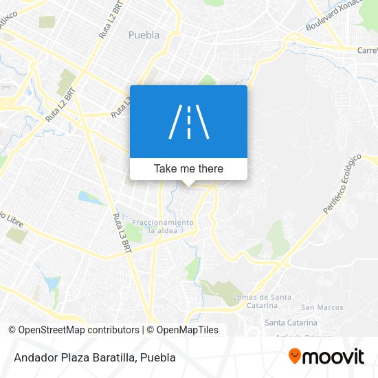 Andador Plaza Baratilla map