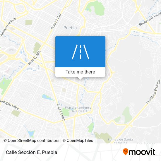 Mapa de Calle Sección E