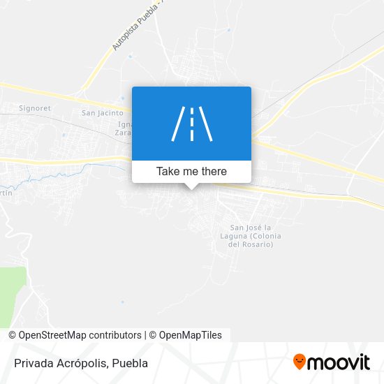Privada Acrópolis map