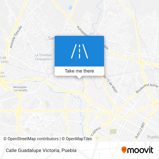 Mapa de Calle Guadalupe Victoria