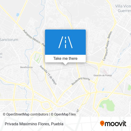 Mapa de Privada Maximino Flores