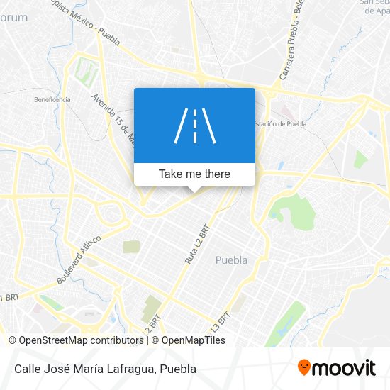 Calle José María Lafragua map