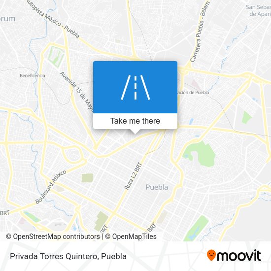 Privada Torres Quintero map
